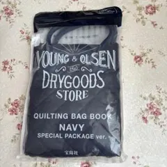 YOUNG & OLSEN キルティングバッグ ネイビー