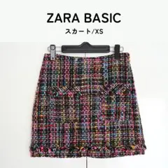 ZARA BASIC ツイード ミニスカート XSのサムネイル