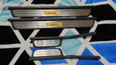 ダイハツMAX 純正OPステンレス？スカッフプレート1台分セット(バラ不可)のサムネイル