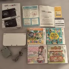 任天堂3DSLLホワイト➕カセット4個➕充電器付き