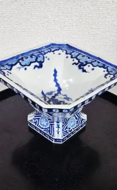 ま*ん様 アンティーク陶器盛鉢