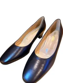 ブルーノマリ パンプス 34.5 本革 黒 イタリア製 新品