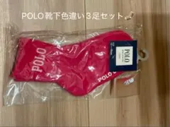 POLO キッズ靴下 3足セット 12-15cm
