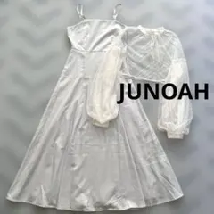 JUNOAH チュールボレロ＋フレアキャミワンピース　セット