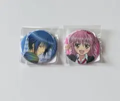 しゅごキャラ！ドロードローE賞藤咲なでしこ オーロラ缶バッジ 2個