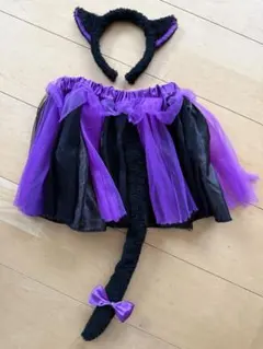 黒猫コスチューム・ハロウィン　キッズ　110センチ　コスプレ