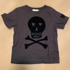 BEAMS mini スカルフロッキーTシャツ 100cm
