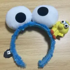 セサミストリート クッキーモンスター カチューシャ USJ イエローバード