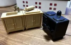 シルバニアファミリー　調理台セット　カ-10　初期　レア　欠品あり