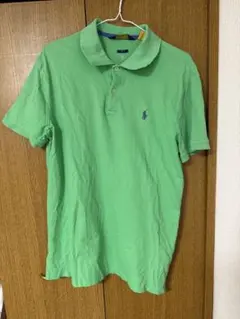 ポロ・ラルフ・ローレン 緑色ポロシャツ