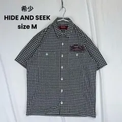 希少 HIDE AND SEEK チェーン刺繍 ロゴ ギンガムチェックのサムネイル