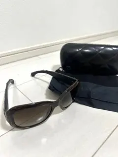 CHANEL シャネル 5286-A サングラス/ココマーク/ケース付き/黒 - メルカリ