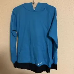 YONEX フード付き長袖ウェア S 青