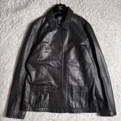 90s OLD GAP オールド ギャップ レザージャケット カーコート 羊皮のサムネイル