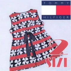 TOMMY HILFIGER　ノースリーブブラウス　フロントリボンのサムネイル