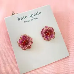 七宝焼 エナメル彩 925シルバー銀メッキ ツバキ花形ピアス 