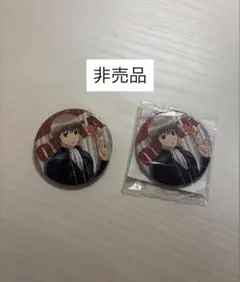 非売品 銀魂 沖田総悟 缶バッジ 2個セット