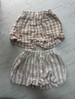 tete a tete かぼちゃパンツ　双子　リンクコーデ　80