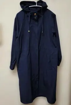 OMNES マウンテンパーカー フード付き ロング ネイビー