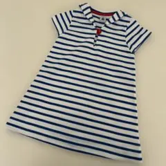ストライプ 半袖ワンピース 36m/94cm