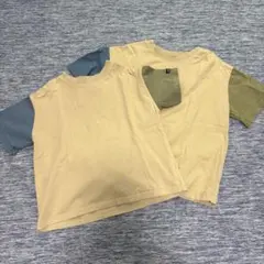 ベージュ 半袖 Tシャツ 110 130size お揃い