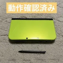 【動作確認済】new3dsll ライムブラック