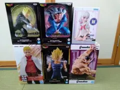 まとめ売り　ドラゴンボール　ワンピース　ナルト　未開封フィギュア　６個セット