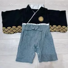 ❤️アカチャンホンポ❤️袴ロンパース 袴オール くまさん家紋 こどもの日 ベビー