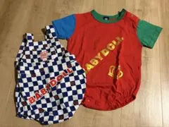 BABYDOLL ロンパース・カバーオール 赤・青