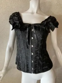 ✰ビスチェ　コルセットトップス　Y2K　ダークコア　ゴスロリ　パンク　ロリータ