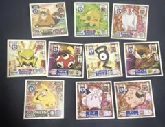 ポケモンシール烈伝10枚セット！ピカチュウ　2007年　貴重