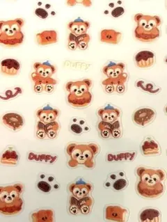 匿名配送　ダッフィー★TC198　ディズニー　５Dネイルシール