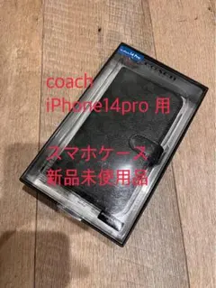 新品　COACH iPhone14pro 用　手帳型 シグネチャー　コーチのサムネイル