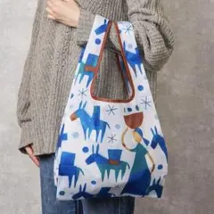 【非売品】KALDI エコバッグ ノベルティ ブルー