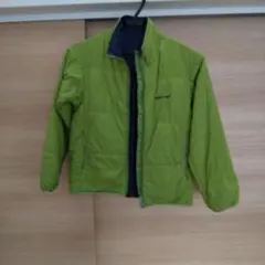 mont-bell 中綿コート グリーンネイビー 140cm リバーシブル