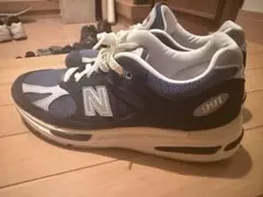 New Balance 991v2 ネイビー/グレー スニーカー