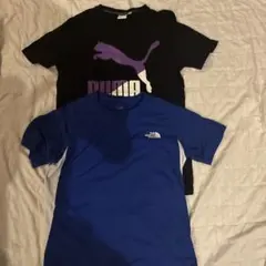 PUMA黒TシャツとTHE NORTH FACE青Tシャツセット別売り可能