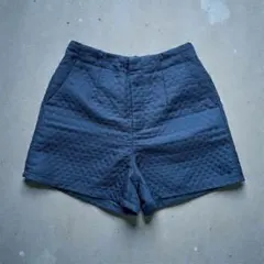 LEPSIM レプシ厶 ショートパンツ ジャガード ネイビー M y2kのサムネイル