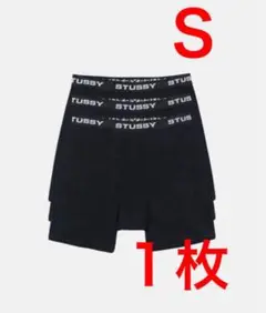 STUSSY BOXER BRIEFS 1 PACK Black
