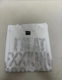 Noremid ラインストーン クロス Tシャツ レッド S - メルカリ