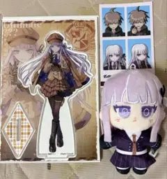 ダンガンロンパ ダイソー 霧切響子 アクリルスタンド+ぬいぐるみ+証明写真