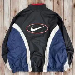 90s NIKE ヴィンテージ 刺繍ロゴ ナイロンジャケット ブルゾン アウター