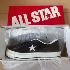 CONVERSE ONE STAR J ブラック/ホワイト 26.0