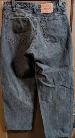 Levi's 560 ブラックデニムパンツ W34 L36