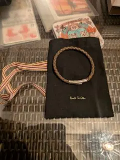 Paul Smith シグネチャーストライプ レザーブレスレット - メルカリ