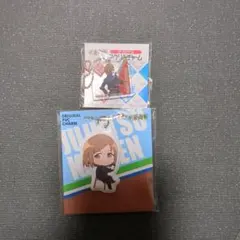 呪術廻戦　釘崎野薔薇　缶バッチ、ミニキーホルダーセット