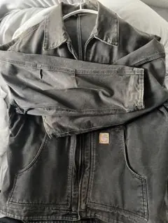 Carhartt デトロイトジャケット ブラック グリーン フェード - メルカリ