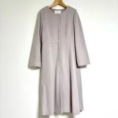 proportion body dressing ノーカラーフレアコート