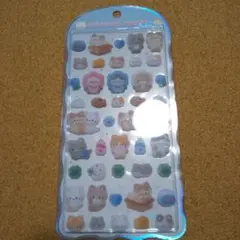 【正規品】コットンパフィーシールシート ねこ クラックス