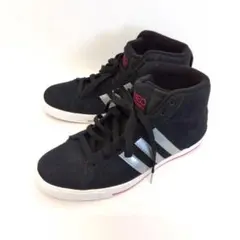 【adidas】NEO LABEL　ハイカットスニーカー　ブラック　24.5㎝